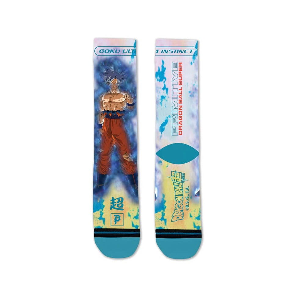 Primitive Socks Goku Ultra Instinct Teal One Size Fits All - 50-50 Skate Shop