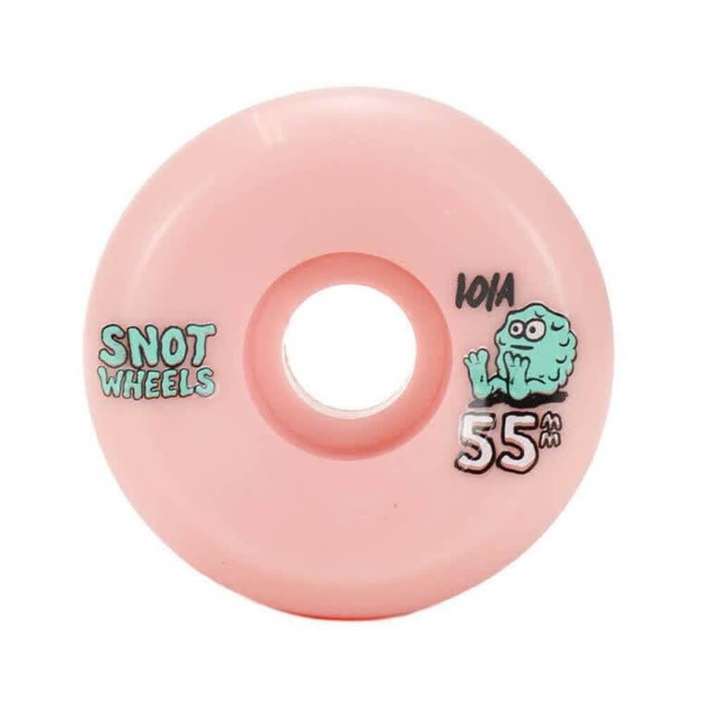 Snot Wheel Co Team 55mm 101A Baby Pink Conical Shape - Set of 4 - 50-50 Skate Shop