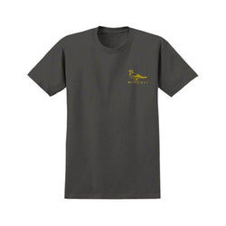Anti Hero Mens Tee Basic Pigeon Tar Yellow - 50-50 Skate Shop
