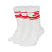 Nike SB Sportswear Essential Crew Socks White University Red University Red 3 Pack - 50-50 Skate Shop
