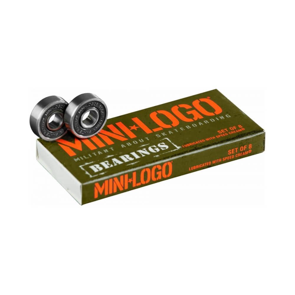 Mini Logo Skateboard Bearings Series 3  8 pack - 50-50 Skate Shop