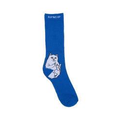 Ripndip Lord Nermal Socks Royal - 50-50 Skate Shop