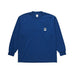 Polar Skate Pocket Long Sleeve Tee Dark Blue - 50-50 Skate Shop
