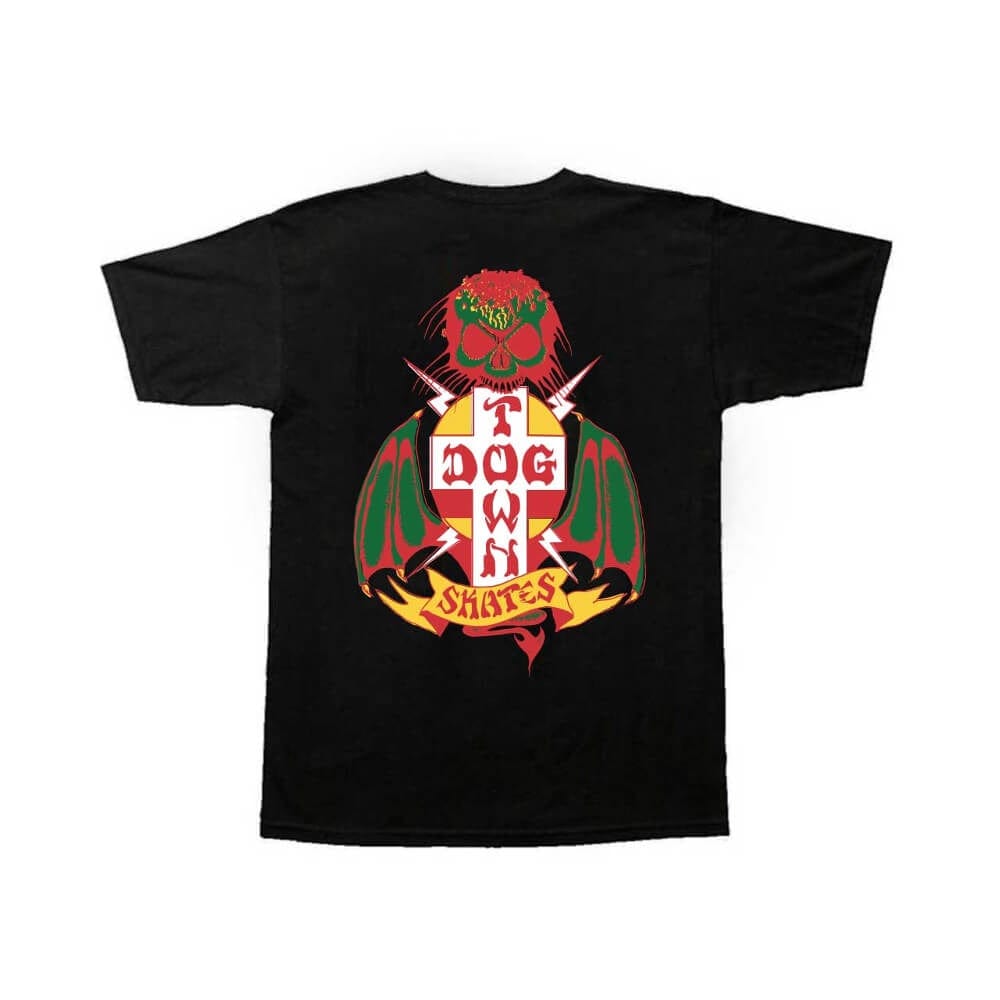 Dogtown Tee Born Again Black - 50-50 Skate Shop
