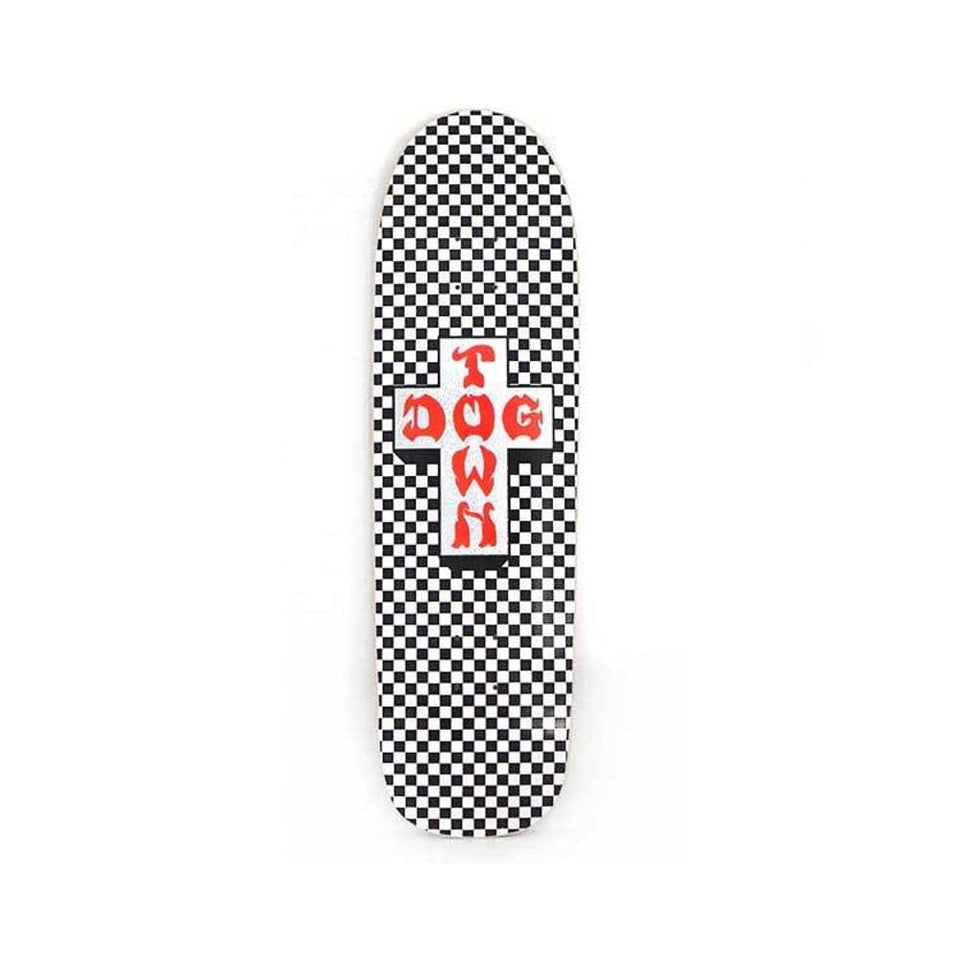 Dogtown Deck Checkered Pool School White 8.875" - 50-50 Skate Shop
