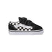Vans Toddlers Old Skool V (Primary Check) Black White - 50-50 Skate Shop