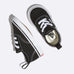 Vans Toddler Authentic Elastic Lace Black True White - 50-50 Skate Shop