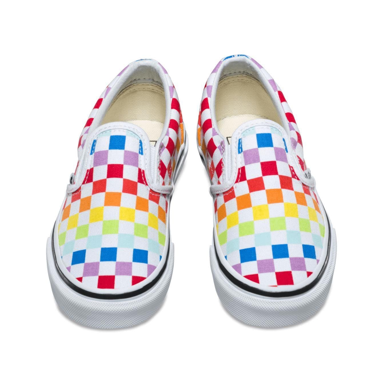 Checkerboard slip clearance on rainbow