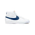 Nike SB Zoom Blazer Mid ISO White Navy White Safety Orange - 50-50 Skate Shop
