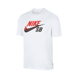 Nike SB Dri-FIT Logo NBA Tee White Black University Red - 50-50 Skate Shop