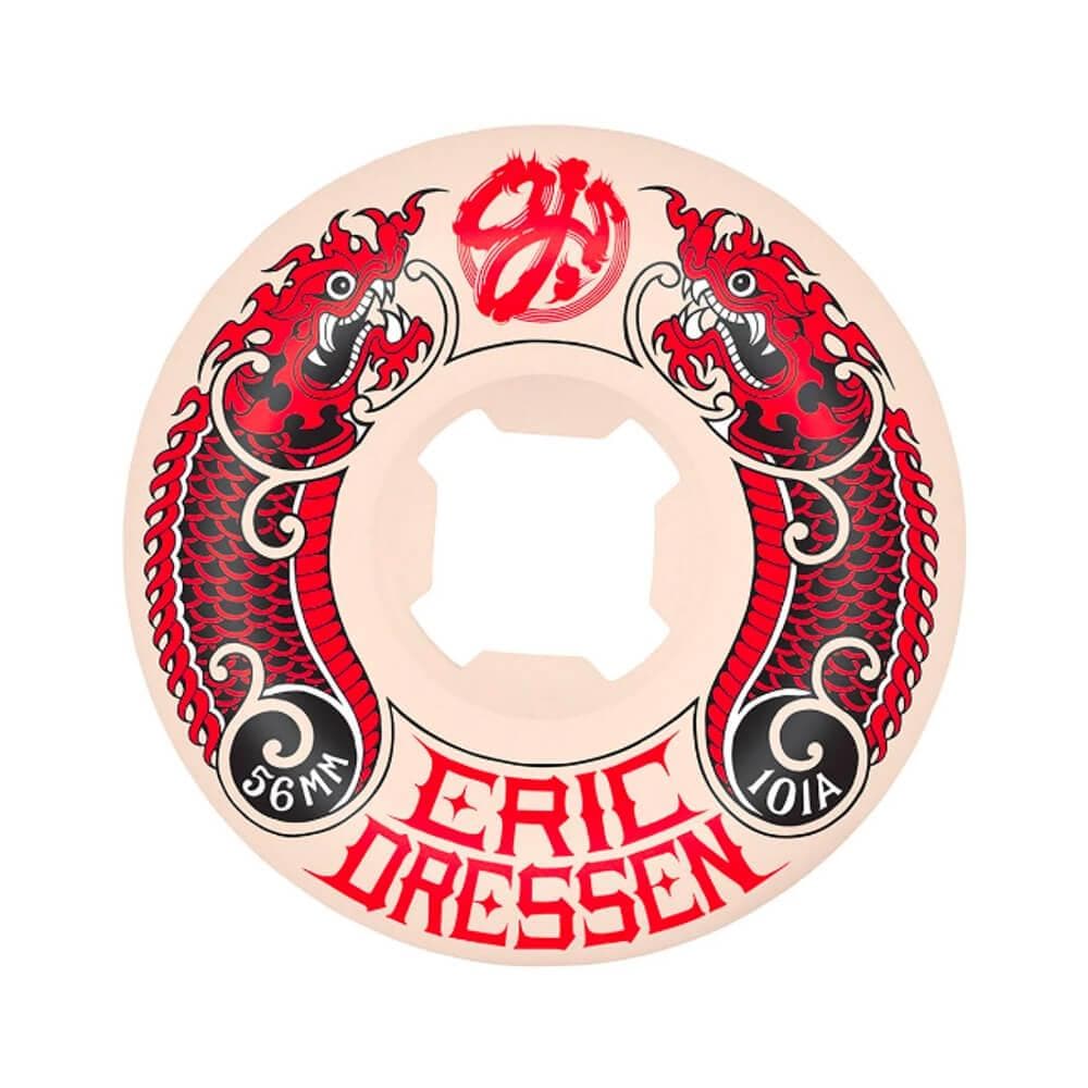 OJ Skateboard Wheels Dressen Dragon Elite Hardline 56mm 101A - Set of 4 - 50-50 Skate Shop