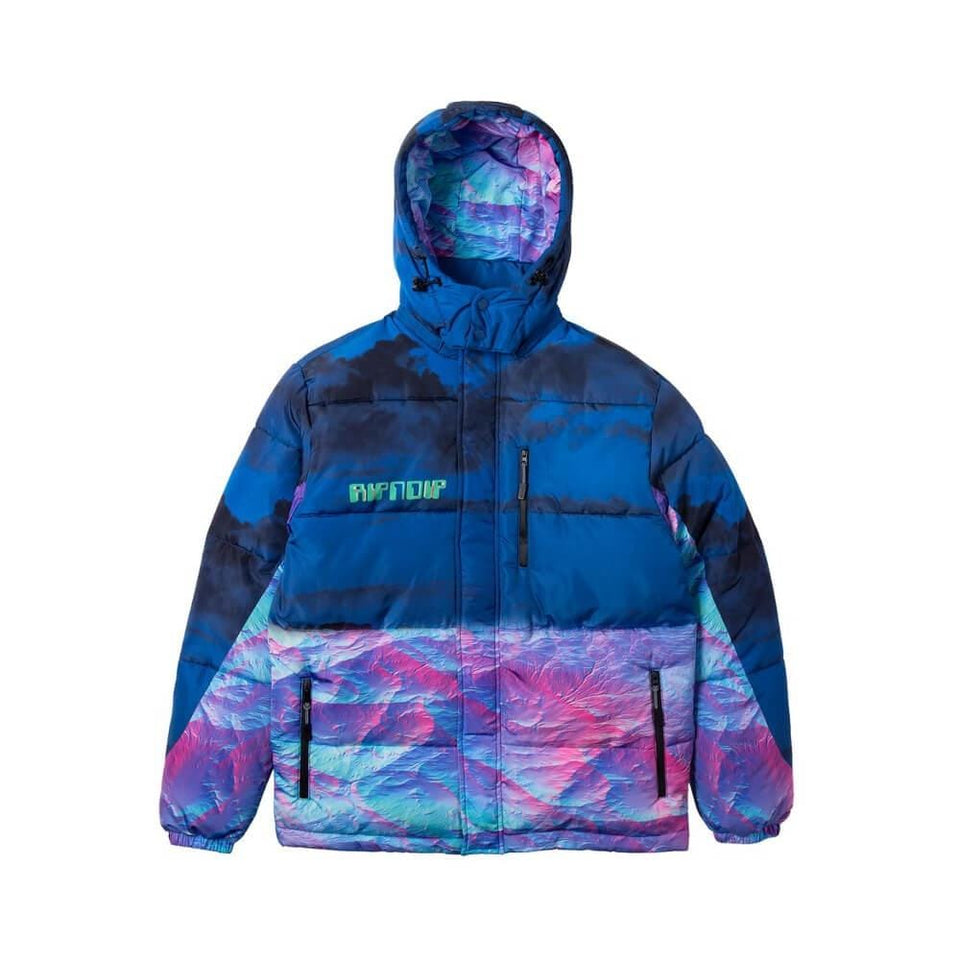 Ripndip Jacket Thermal Nermal Puffer Blue - 50-50 Skate Shop