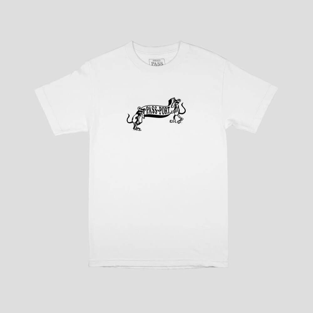 Passport Skate Missing Tilde Tee White - 50-50 Skate Shop