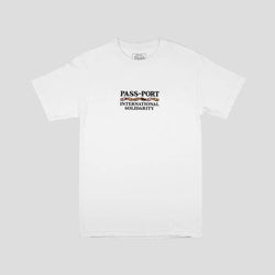 Passport Skate International Solidarity Tee White - 50-50 Skate Shop