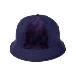 Passport Skate Cord Patch 6 Panel Bucket Hat Navy - 50-50 Skate Shop