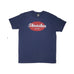Thrasher Oval Short Sleeve Tee Navy - 50-50 Skate Shop