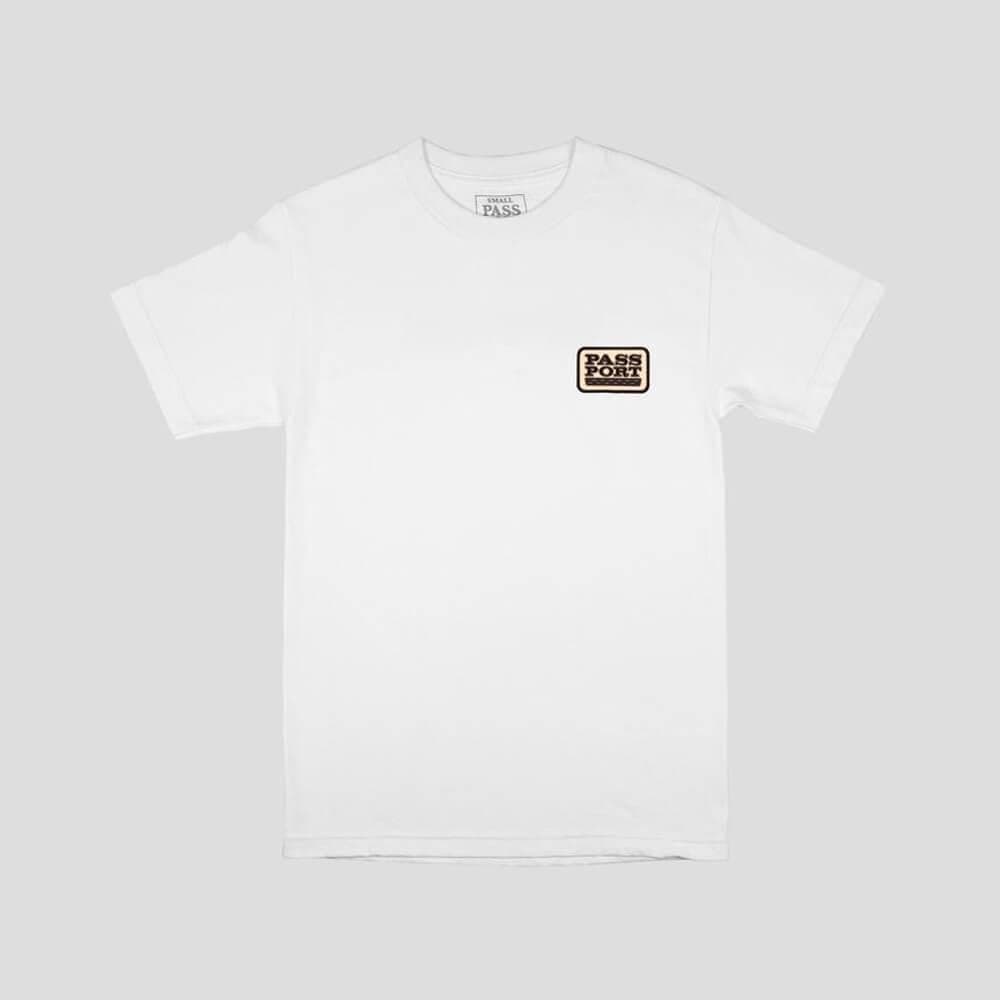 Passport Skate Auto Patch Tee White - 50-50 Skate Shop