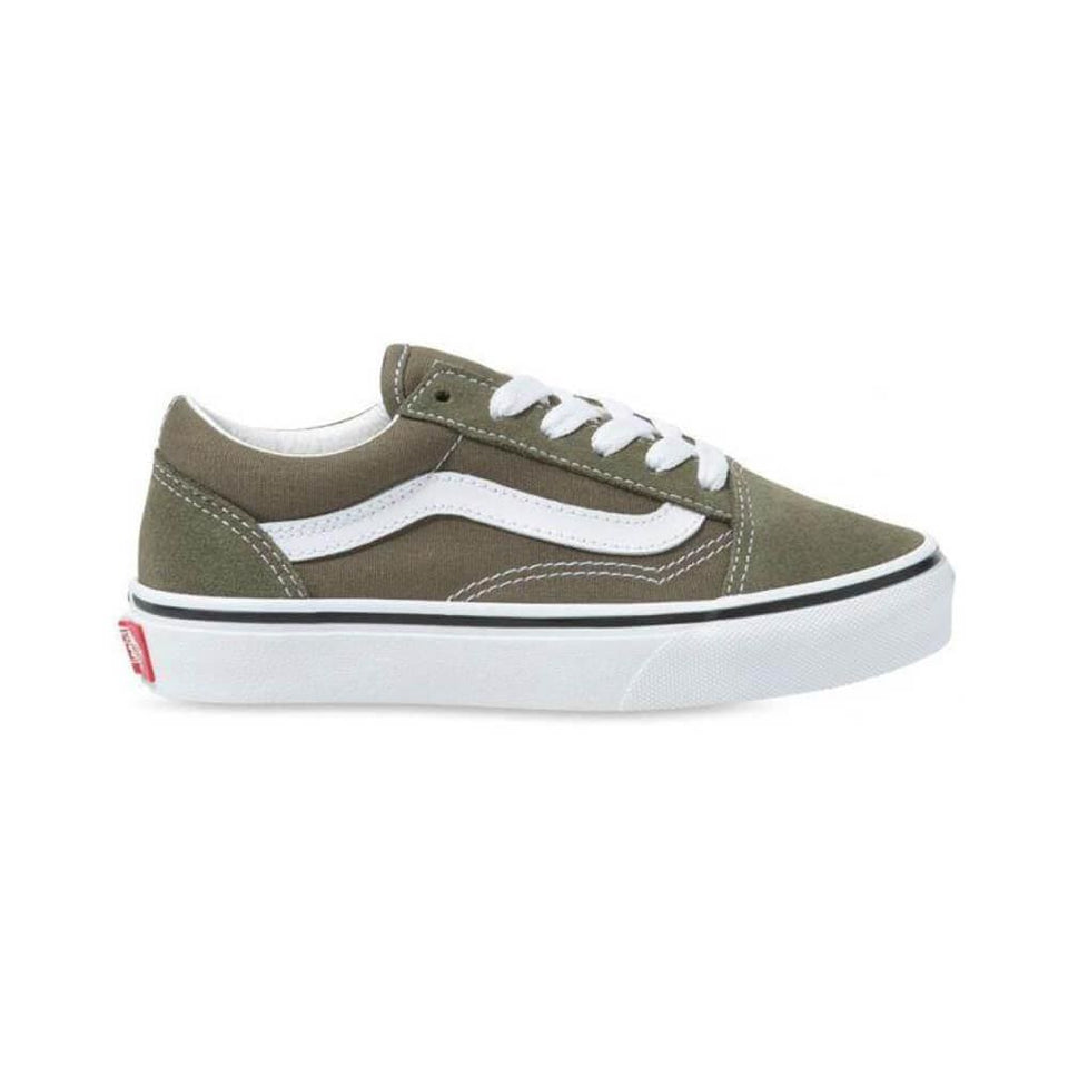 Vans Kids Old Skool Grape Leaf True White - 50-50 Skate Shop