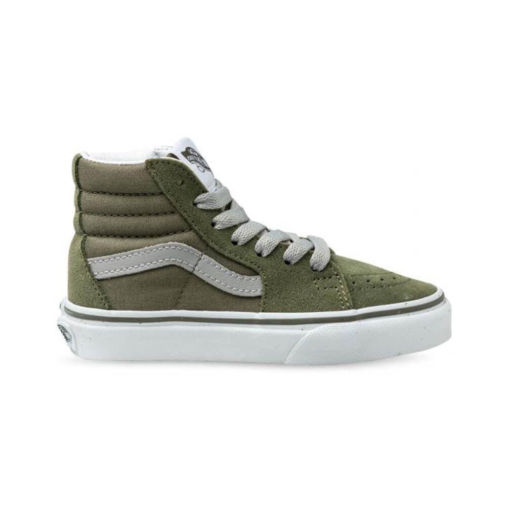 Vans Kids Sk8 Hi Grape Leaf True White - 50-50 Skate Shop