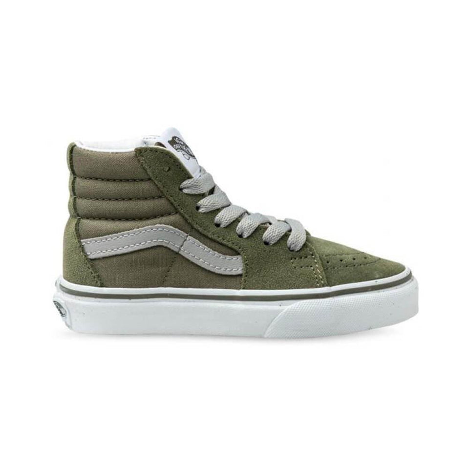 Vans Kids Sk8 Hi Grape Leaf True White - 50-50 Skate Shop