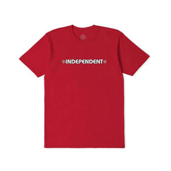 Independent Bar Cross Youth Tee Chilli - 50-50 Skate Shop