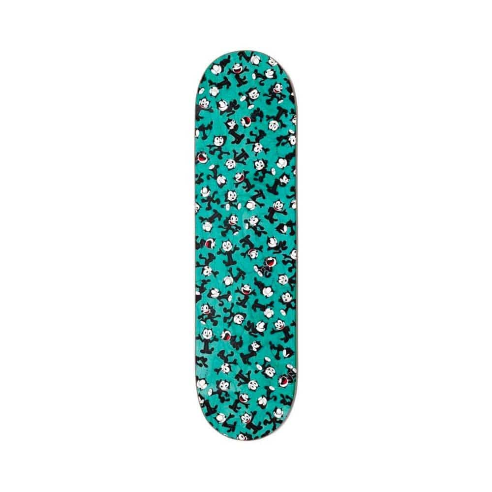 Darkstar Skateboard Deck Felix Pattern Hybrid 7.75" x 31.2" Teal 13.75" WB - 50-50 Skate Shop