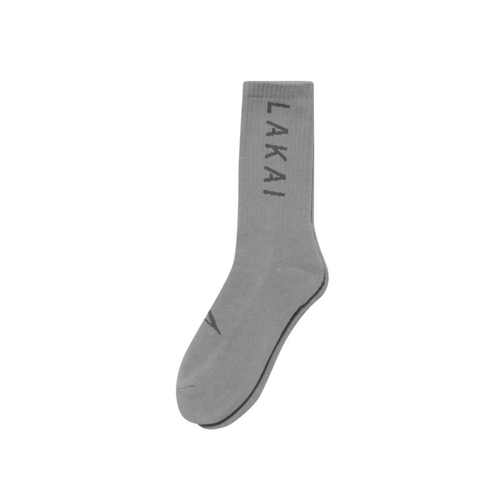 Lakai Skate Simple Crew Socks Grey Single Pack - 50-50 Skate Shop