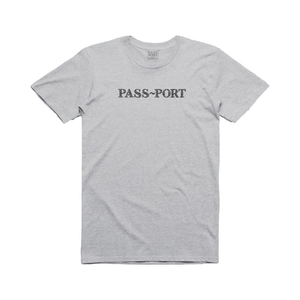 Passport Official Sweaty Embroid Tee Athletic Heather - 50-50 Skate Shop