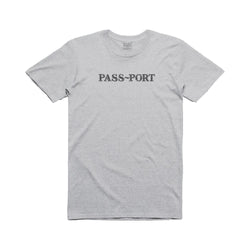 Passport Official Sweaty Embroid Tee Athletic Heather - 50-50 Skate Shop