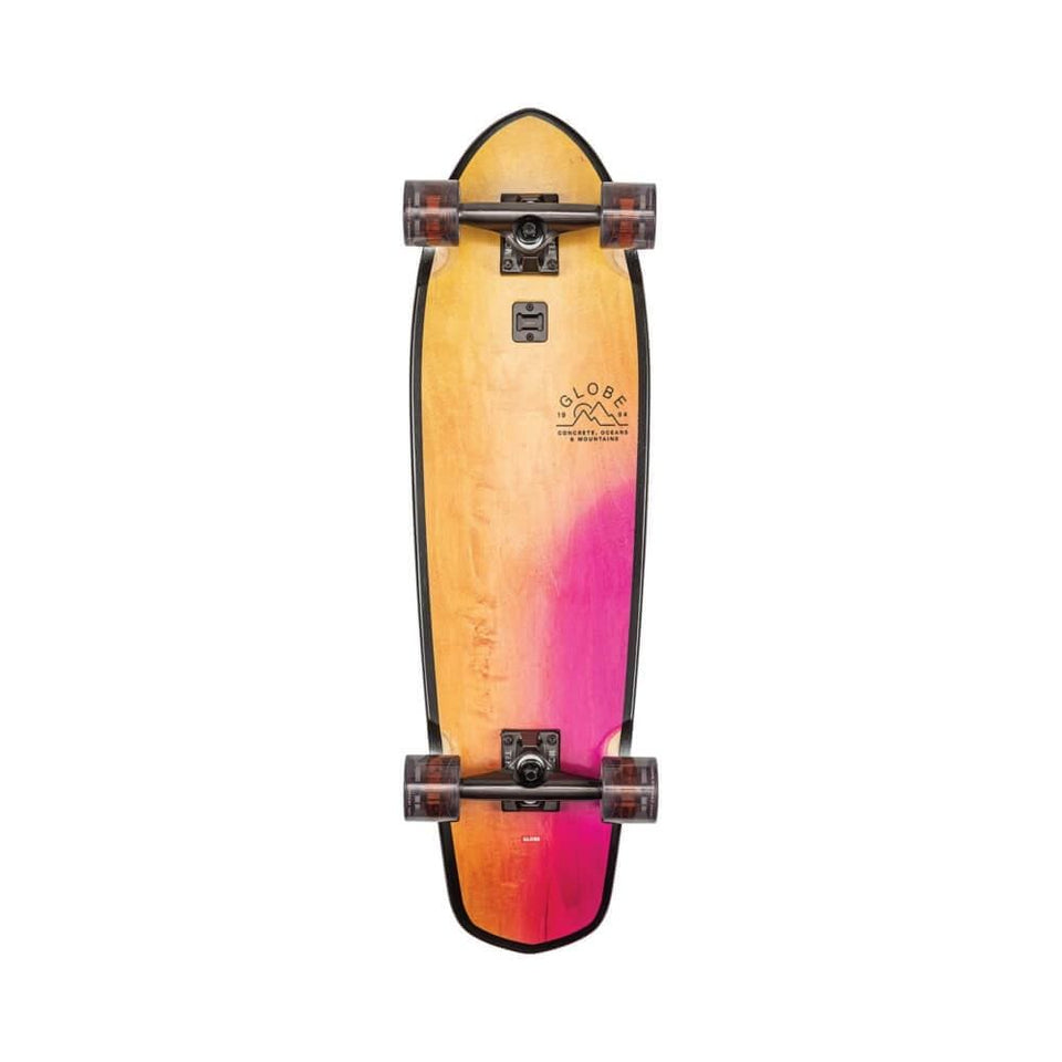 Globe Skateboard Cruiser Complete Big Blazer 32" Washed Yellow - 50-50 Skate Shop