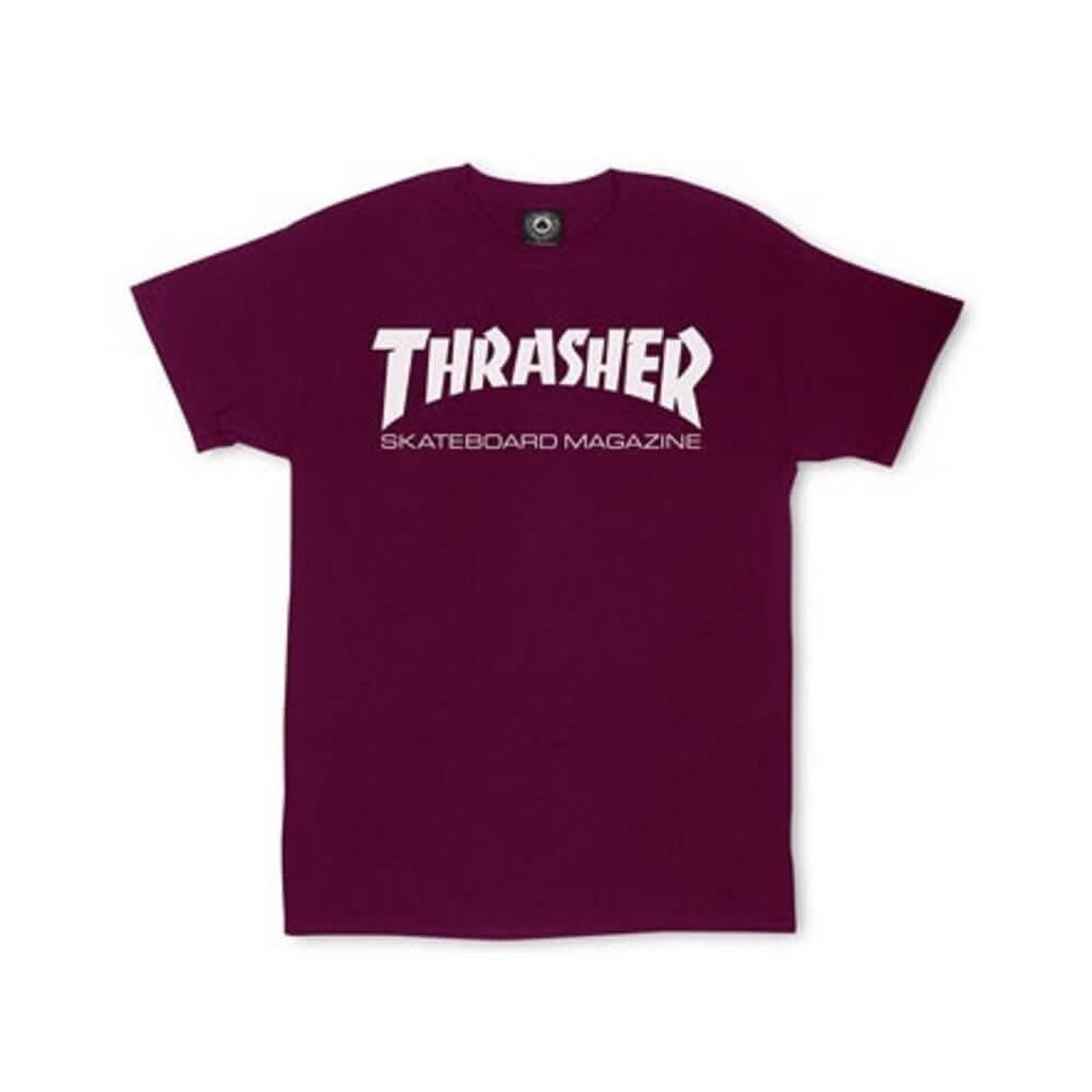 Thrasher Tee Skate Mag Maroon - 50-50 Skate Shop