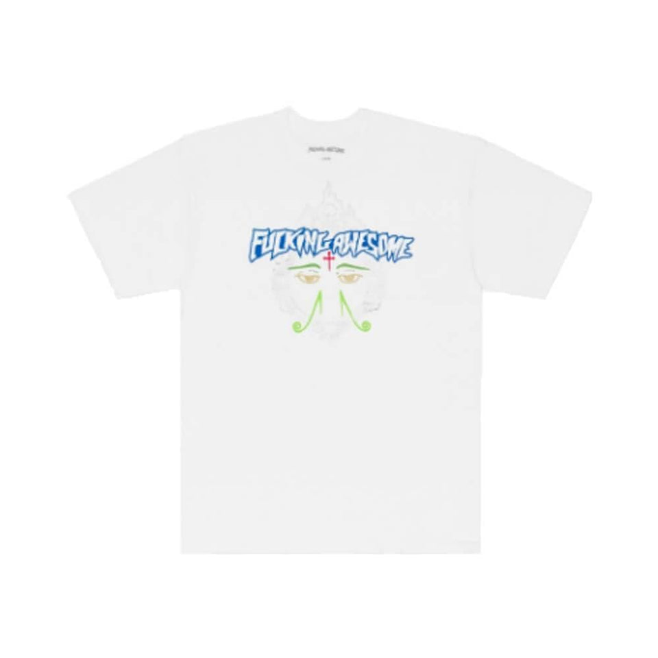 Fucking Awesome Skate Eyes Tee White - 50-50 Skate Shop