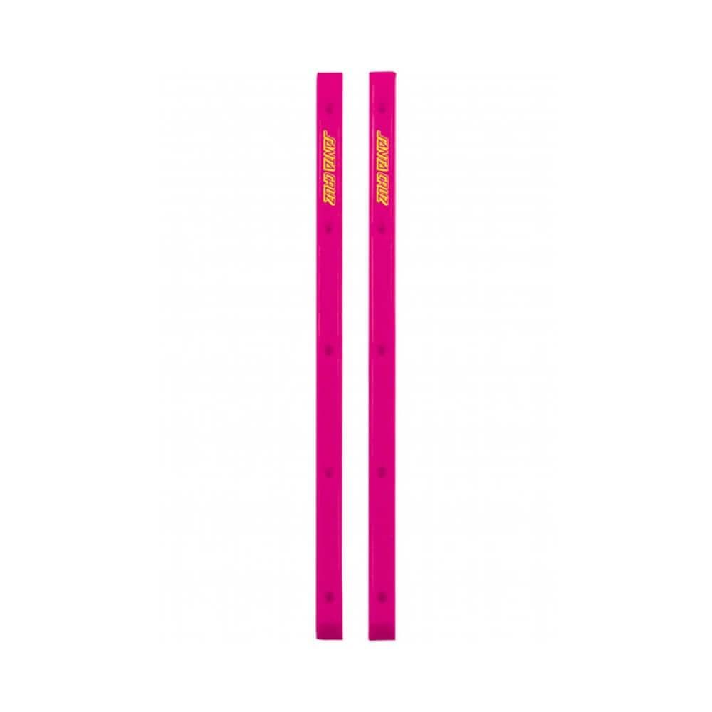 Santa Cruz Skateboard Slimline Rails Pink - Set of 2 - 50-50 Skate Shop
