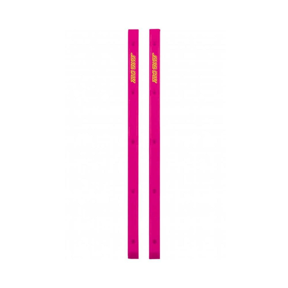 Santa Cruz Skateboard Slimline Rails Pink - Set of 2 - 50-50 Skate Shop