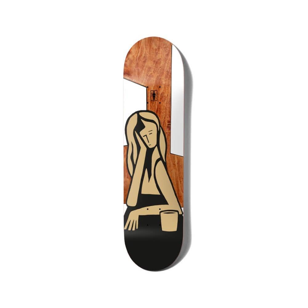 Girl Skateboard Deck Contemplation WR41 Simon Bannerot 8.25" x 31.75" 14" WB - 50-50 Skate Shop