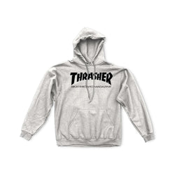 Thrasher Skate Mag Logo Hoodie Light Grey - 50-50 Skate Shop