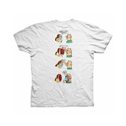 Deathwish Wheres Your Mask Tee White - 50-50 Skate Shop