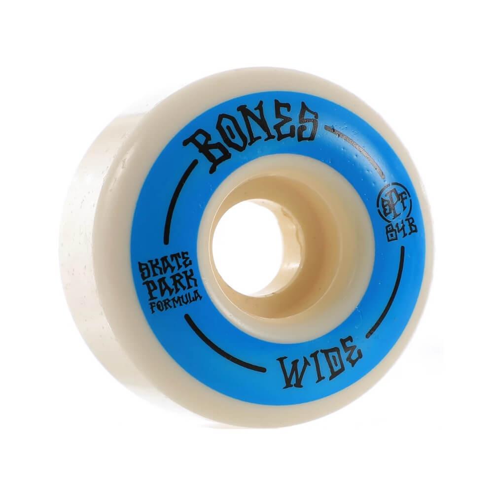 Bones Skateboard Wheels SPF Wide 54mm x 84B Blue - Set of 4 - 50-50 Skate Shop