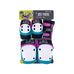 187 Adult Six Pack Skate Pad Set Knee Elbow Wrist Guards Pink Teal - 50-50 Skate Shop