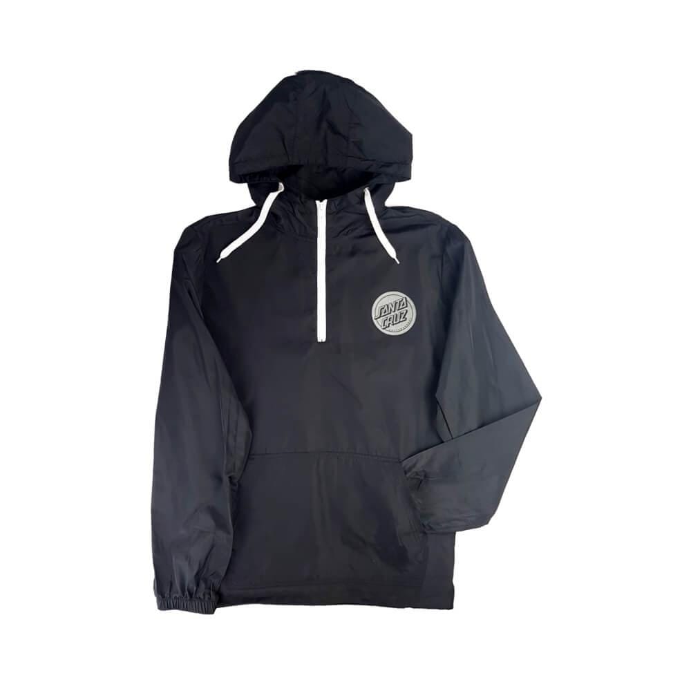 Santa Cruz Opus Dot Windbreaker Black - 50-50 Skate Shop