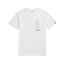 Vans Distortion Type Short Sleeve Tee White - 50-50 Skate Shop