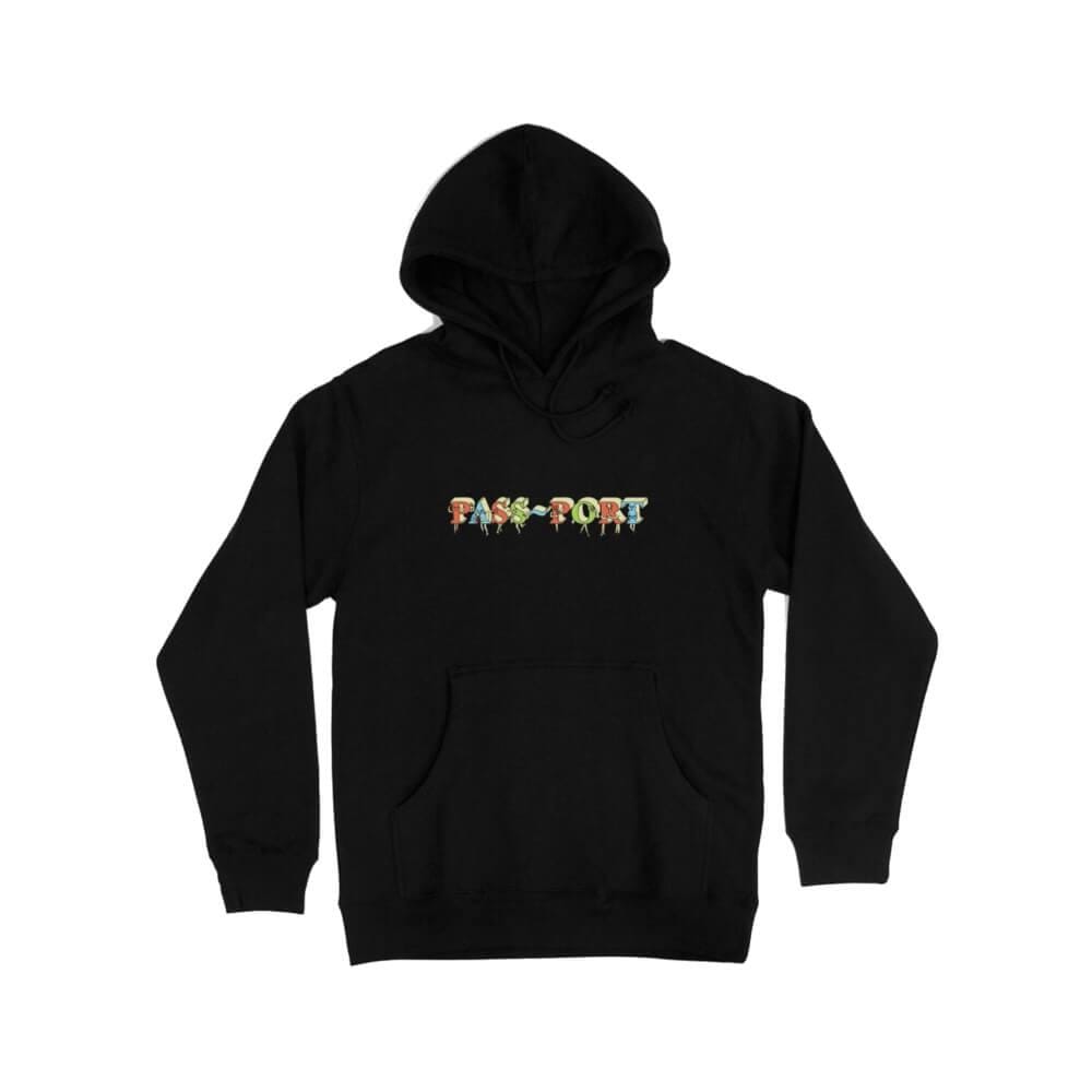 Passport PP Gang Hoodie Black - 50-50 Skate Shop