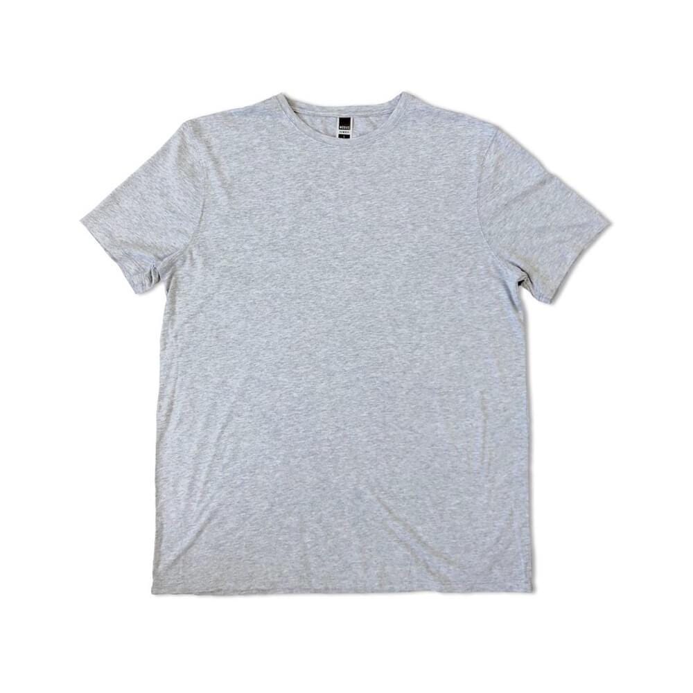 Modus Tee Short Sleeve Bamboo Athletic Heather Grey - 50-50 Skate Shop