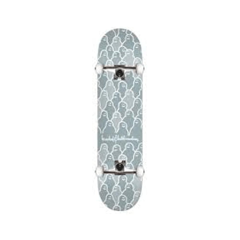 Krooked Skateboard Complete Pro Krouded 8.5" x 32.35" Grey - 50-50 Skate Shop