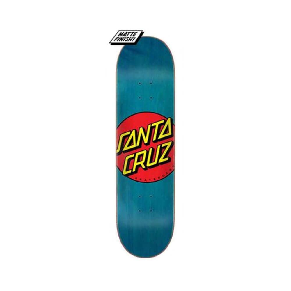 Santa Cruz Skateboard Deck Classic Dot 8.5" x 32.2" Blue 14.375" WB - 50-50 Skate Shop