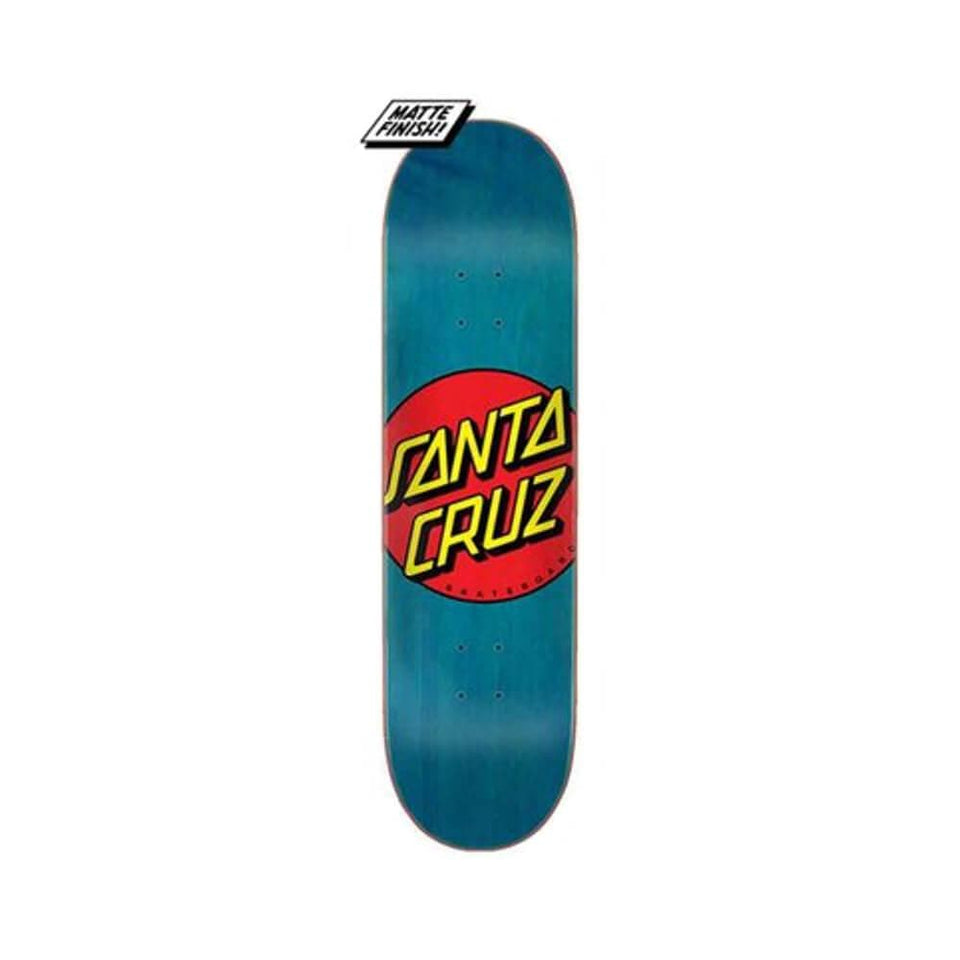 Santa Cruz Skateboard Deck Classic Dot 8.5" x 32.2" Blue 14.375" WB - 50-50 Skate Shop