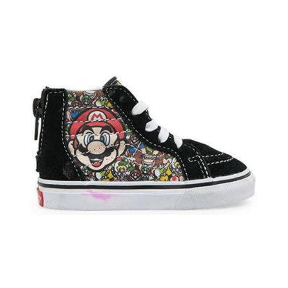 Vans Toddler Sk8 Hi Zip (NIntendo) Mario & Luigi - 50-50 Skate Shop
