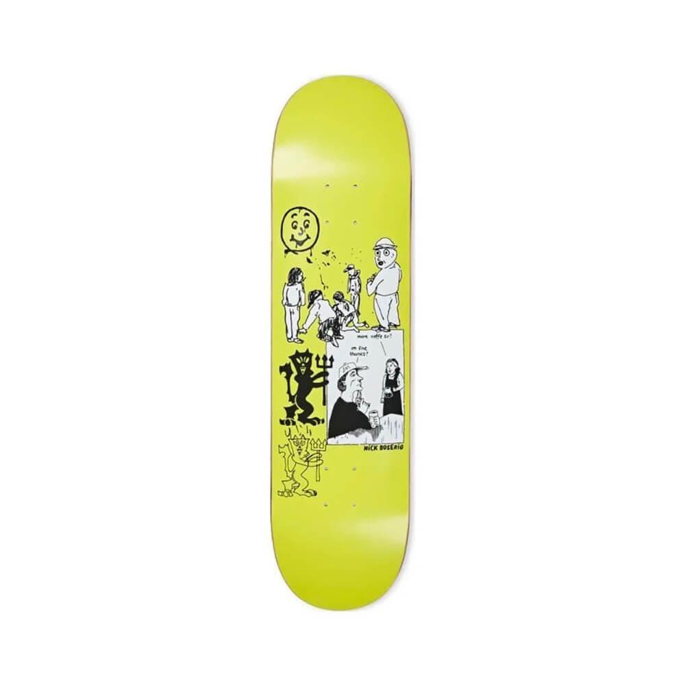 Polar Skateboard Deck Year 2020 8.25" x 31.875" Nick Boserio Moss Green 14.125" WB - 50-50 Skate Shop