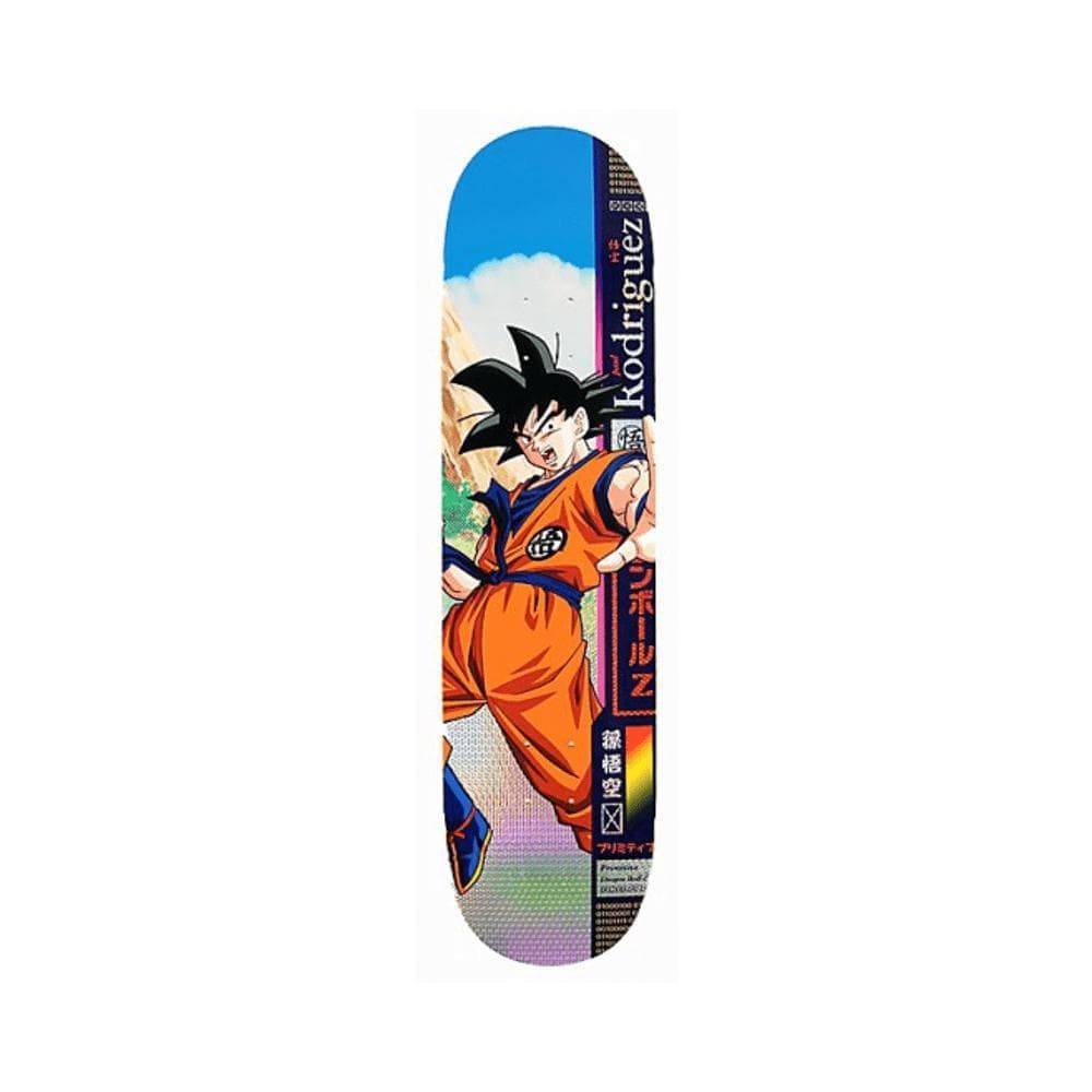 Primitive x Dragon Ball Z Skateboard Deck Goku P Rod 8.5" x 32" - 50-50 Skate Shop