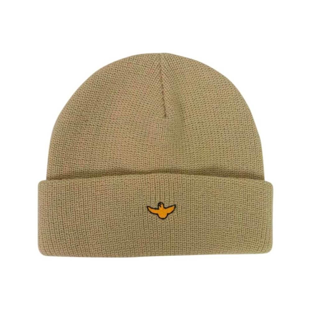 Krooked Skate Beanie OG Bird Cuff Cream - 50-50 Skate Shop